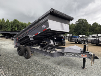New 2026 RawMaxx 7x14 14K Dump Trailer
