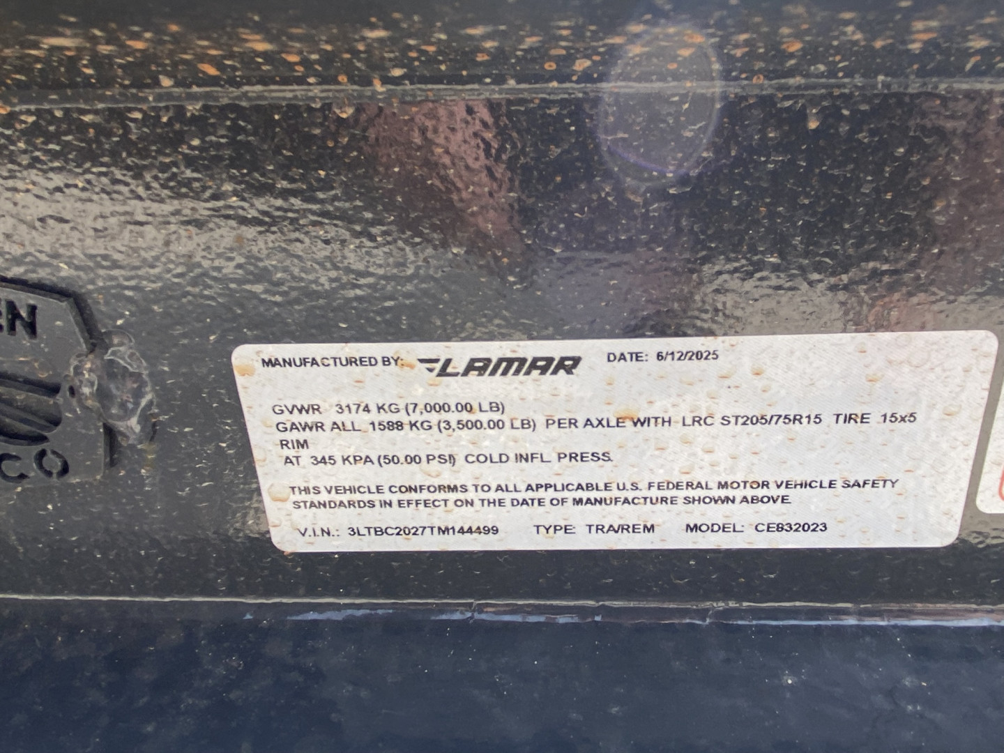 New Lamar 20' Equipment Trailer