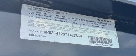 New 2026 PJ Trailers LD Low Pro Gooseneck 32' Flatbed Trailer