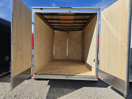 New 2026 Cargo Express EX DLX 7 x 12 7K Double Rear Door V-Nose Enclosed Cargo Trailer