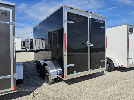 New 2026 Cargo Express EX DLX 7 x 12 7K Double Rear Door V-Nose Enclosed Cargo Trailer