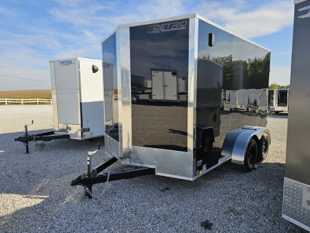 New 2026 Cargo Express EX DLX 7 x 12 7K Double Rear Door V-Nose Enclosed Cargo Trailer