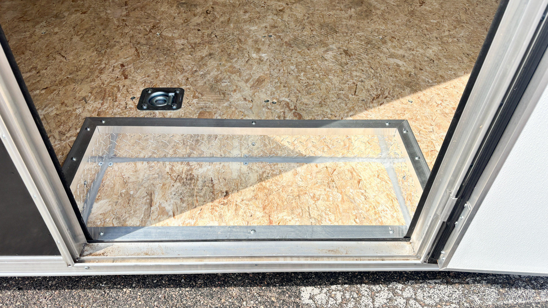 New Lightning 8.5x24 Enclosed Aluminum Car Hauler- Rear Ramp