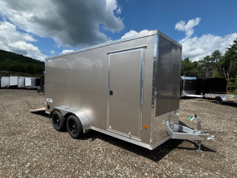 New 2025 High Country 7x14 + 18  V-Nose/ XLT Aluminum trailer / 7'interior -7000GVW