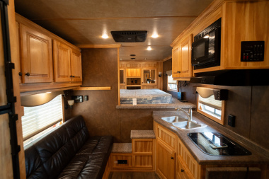 Used 2021 Exiss Trailers 11'0" with Living Quarters Stock / Stock Combo Trailer