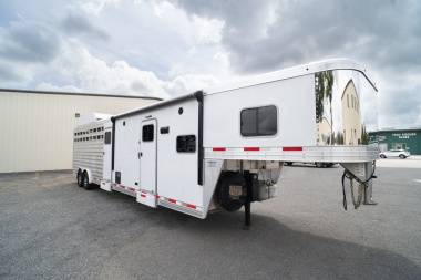 Used 2021 Exiss Trailers 11'0  with Living Quarters Stock / Stock Combo Trailer