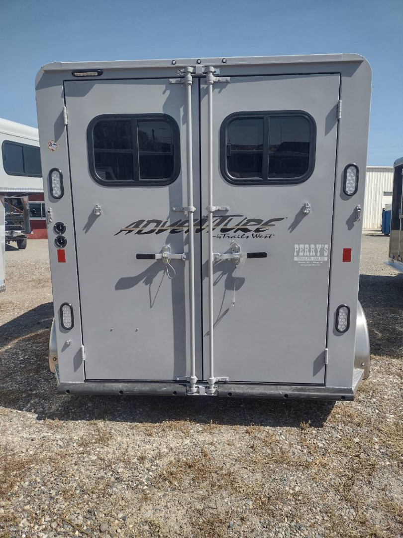 New 2026 Trails West Adventure 2 Horse Trailer