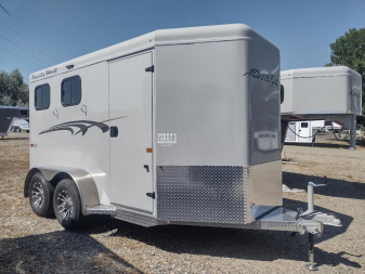 New 2026 Trails West Adventure 2 Horse Trailer