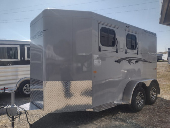 New 2026 Trails West Adventure 2 Horse Trailer