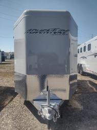 New 2026 Trails West Adventure 2 Horse Trailer