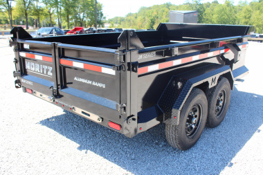 New 2025 Moritz 6' 10" x 12' Heavy Commercial DLH Series Dump Trailer - 14000# GVW