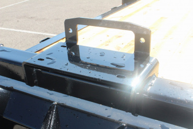 New 2025 Moritz 7' x 16' + 6' Low Pro - Hydraulic Power Tail - Equipment Trailer - 14000# GVW