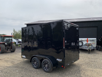 New 2025 Pace American 7X12 +2ft V-nose / Blackout Package/ 7' interior - 7000GVW