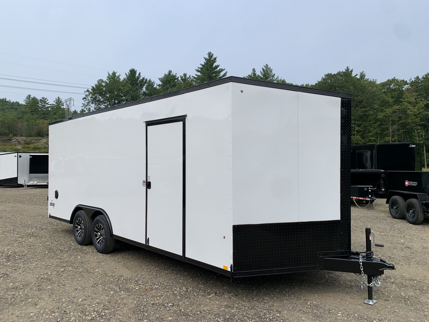 New 2025 Pace American 8.5X20 +2ft V-nose / JOURNEY SE/ Blackout Package/ 7' interior - 9990GVW