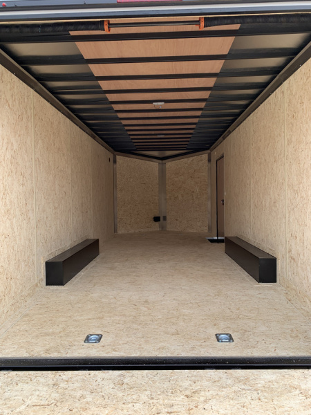 New 2025 Pace American 8.5X20 +2ft V-nose / JOURNEY SE/ Blackout Package/ 7' interior - 9990GVW