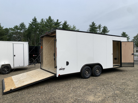 New 2025 Pace American 8.5X20 +2ft V-nose / JOURNEY SE/ Blackout Package/ 7' interior - 9990GVW