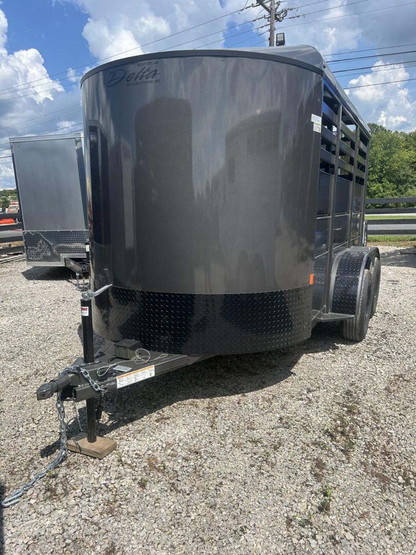 New 2026 Delta Trailers 6 X 12 Stock / Stock Combo Trailer