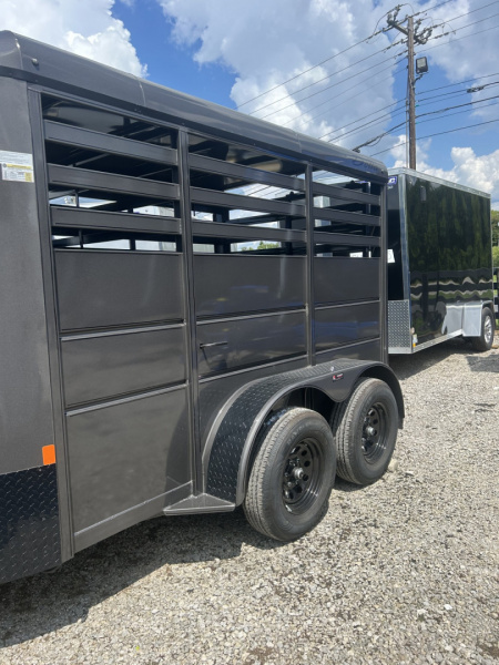 New 2026 Delta Trailers 6 X 12 Stock / Stock Combo Trailer