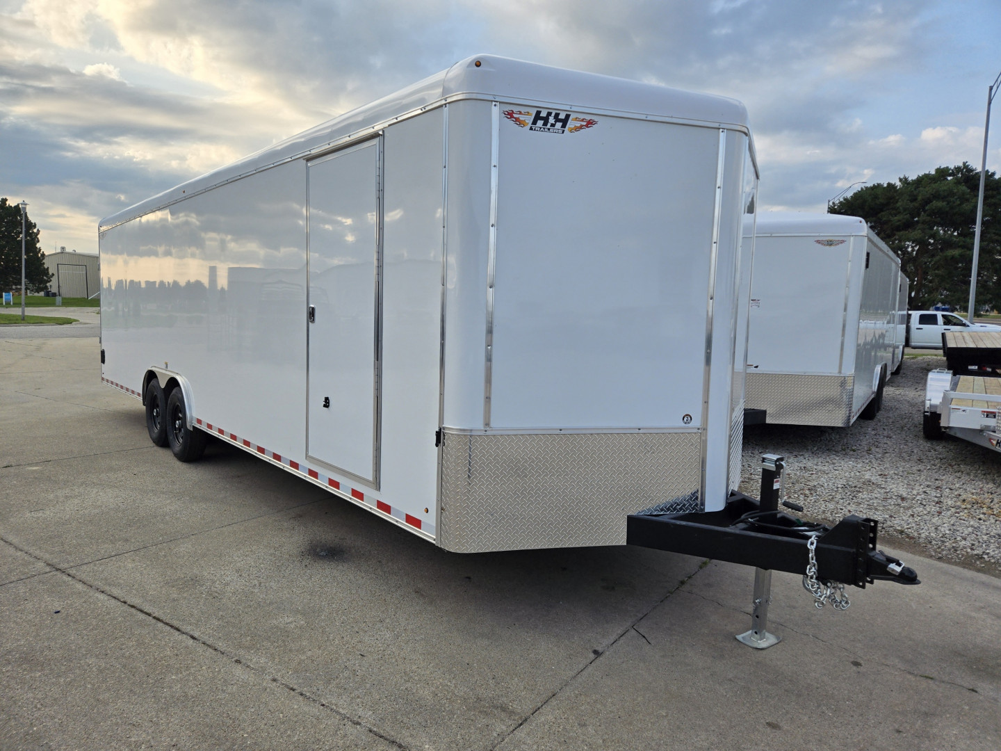New 2026 H&H Trailers 8.5x28 HH Series Round Top V-Nose 14K Cargo / Enclosed Trailer