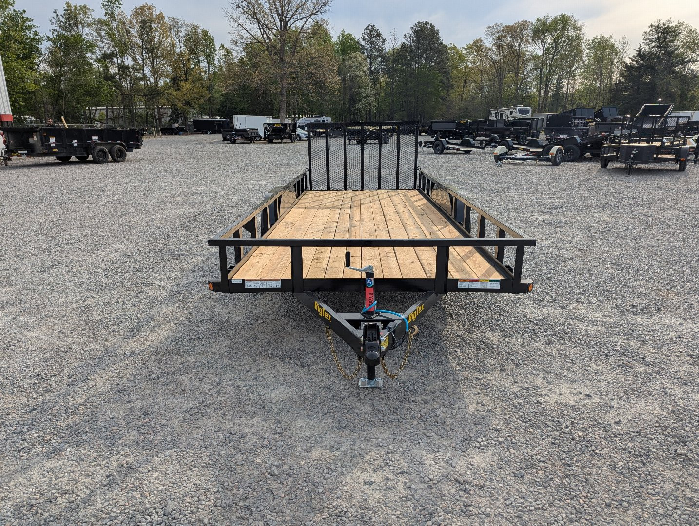 New 2026 Big Tex Trailers 20' 70PI w/ NEW Spring Loaded Fold In Tailgate Utility Trailer