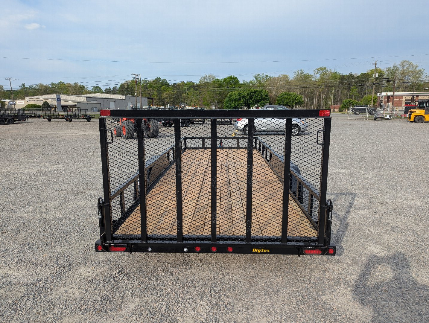 New 2026 Big Tex Trailers 20' 70PI w/ NEW Spring Loaded Fold In Tailgate Utility Trailer