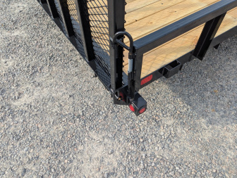 New 2026 Big Tex Trailers 20' 70PI w/ NEW Spring Loaded Fold In Tailgate Utility Trailer