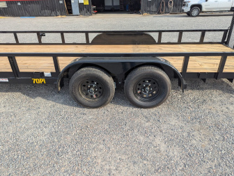 New 2026 Big Tex Trailers 20' 70PI w/ NEW Spring Loaded Fold In Tailgate Utility Trailer