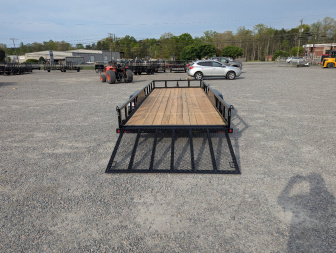 New 2026 Big Tex Trailers 20' 70PI w/ NEW Spring Loaded Fold In Tailgate Utility Trailer