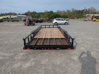 New 2026 Big Tex Trailers 20' 70PI w/ NEW Spring Loaded Fold In Tailgate Utility Trailer