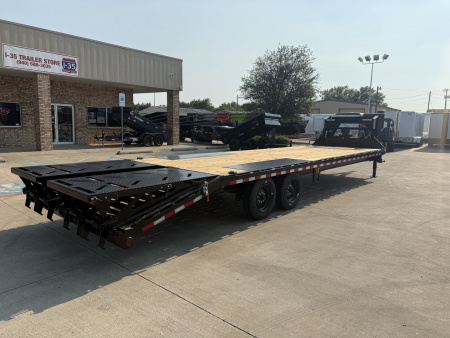 New 2025 Iron Bull FDG 16k 102x30 Flatbed Trailer