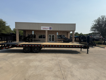 New 2025 Iron Bull FDG 16k 102x30 Flatbed Trailer