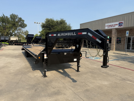 New 2025 Iron Bull FDG 16k 102x30 Flatbed Trailer