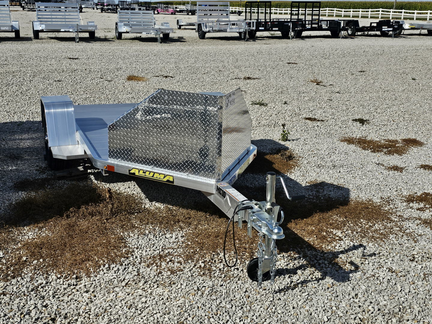 New 2026 ALUMA MC10 Motorcycle Trailer