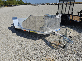 New 2026 Aluma MC210 Motorcycle Trailer (2 Place Trailer)