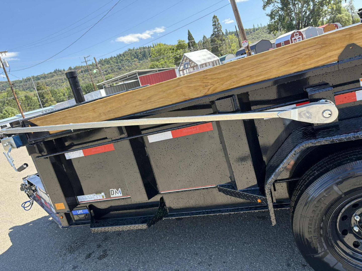 New 2026 Diamond C Trailers LPT207 14X82 14K Dump Trailer ONYX BLACK