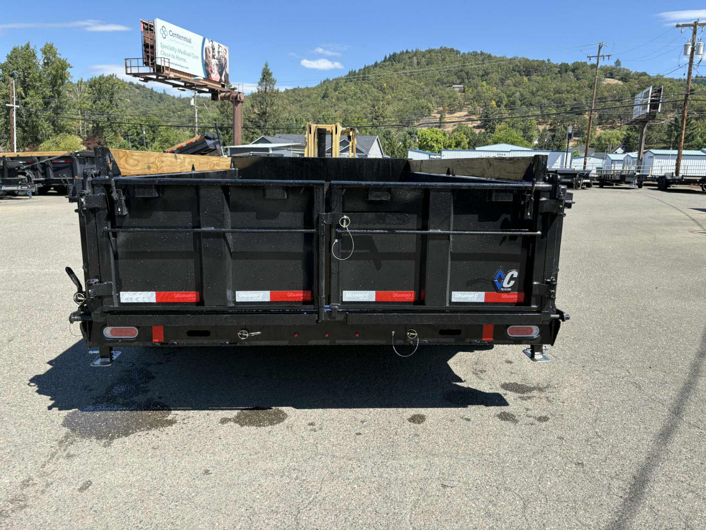New 2026 Diamond C Trailers LPT207 14X82 14K Dump Trailer ONYX BLACK