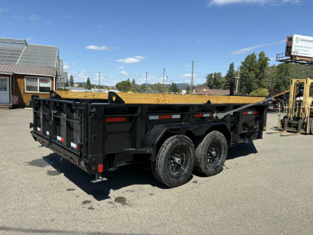 New 2026 Diamond C Trailers LPT207 14X82 14K Dump Trailer ONYX BLACK