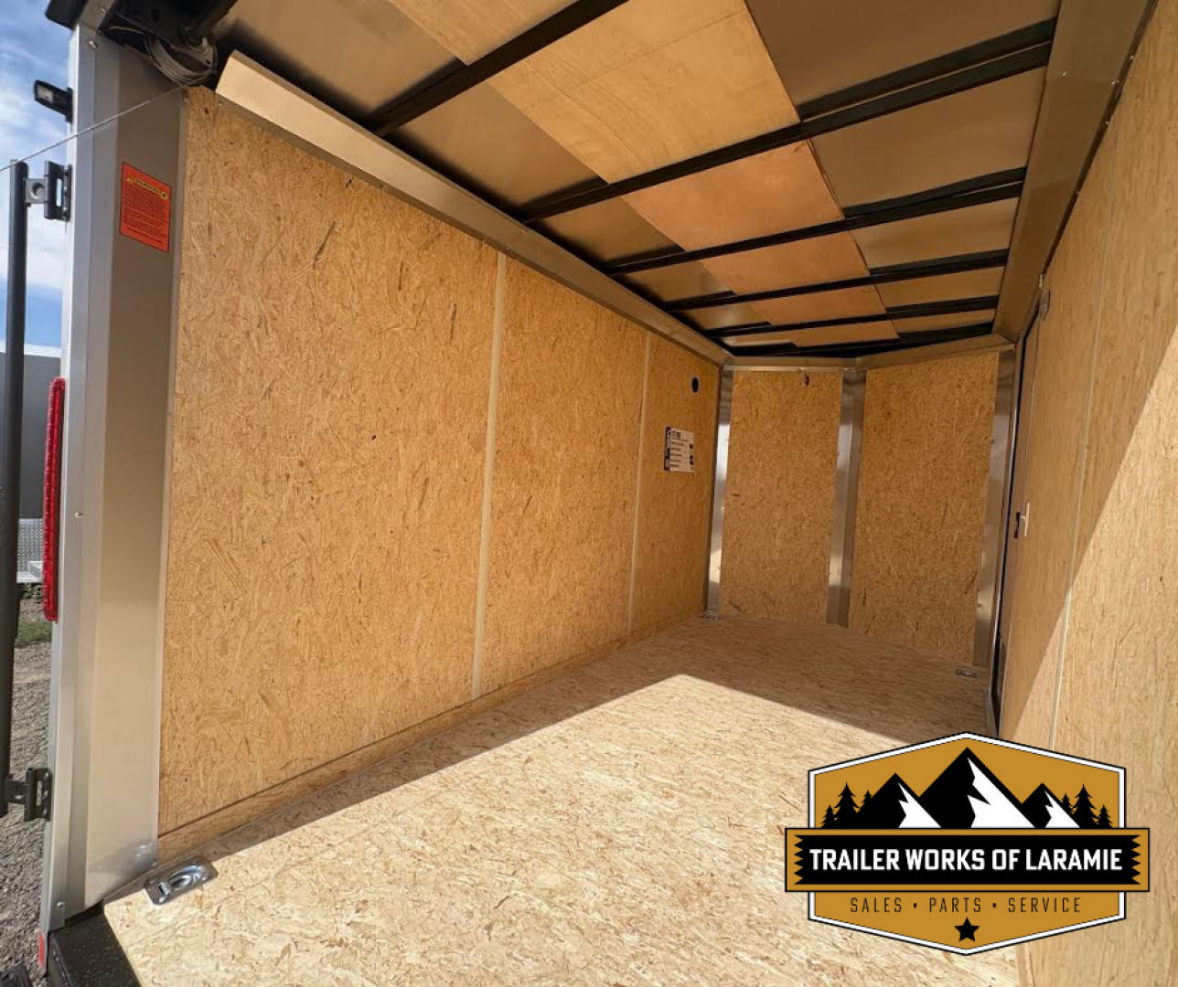 New 2026 Look Trailers 6X12 SA- ST DLX V-NOSE- Silver 6" Taller