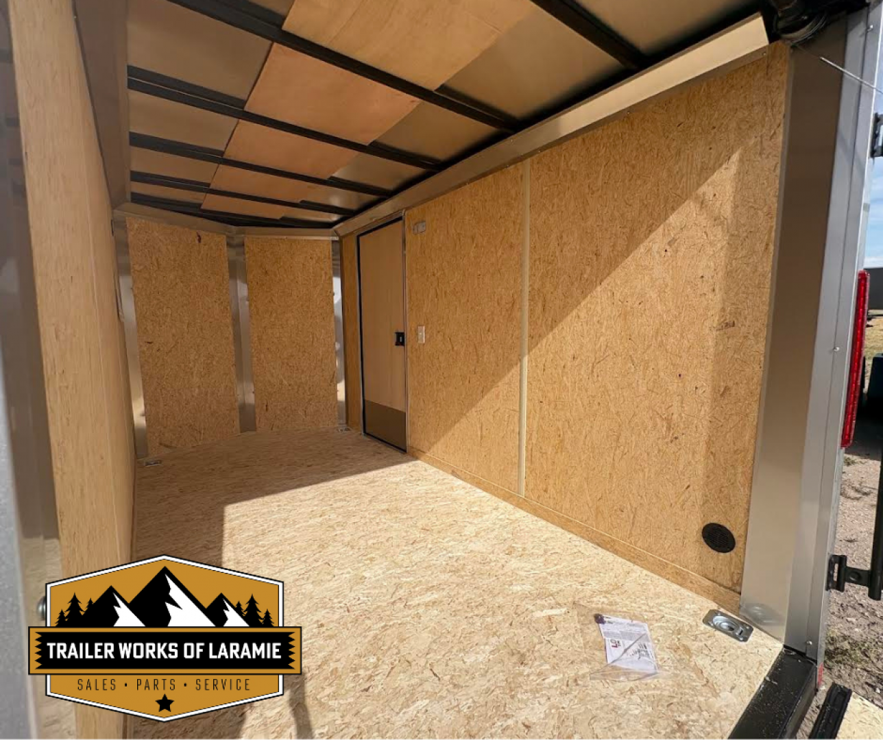 New 2026 Look Trailers 6X12 SA- ST DLX V-NOSE- Silver 6" Taller