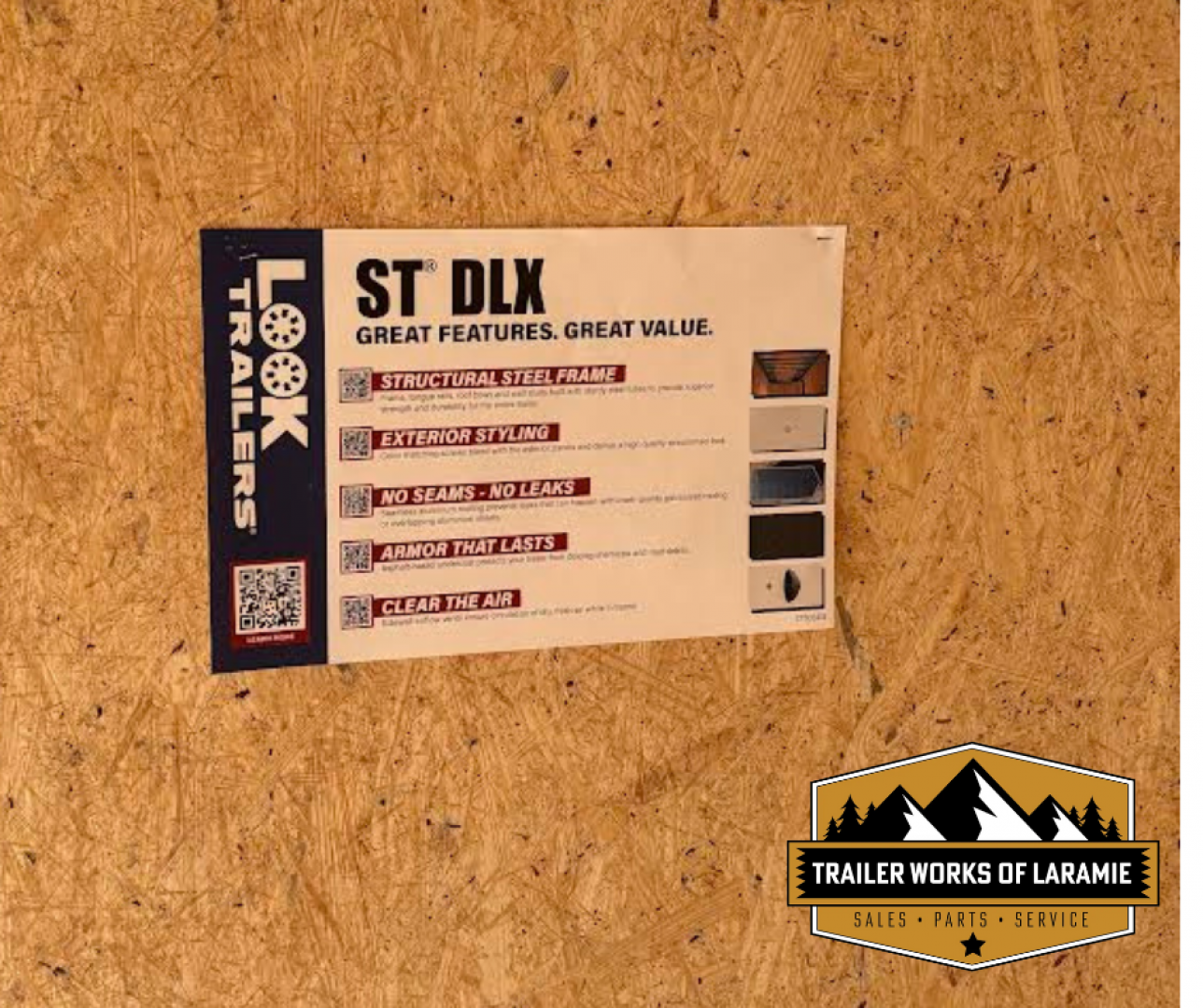 New 2026 Look Trailers 6X12 SA- ST DLX V-NOSE- Silver 6" Taller