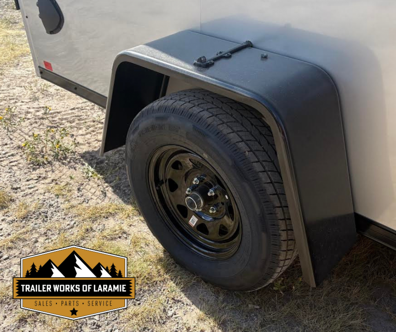 New 2026 Look Trailers 6X12 SA- ST DLX V-NOSE- Silver 6" Taller