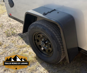 New 2026 Look Trailers 6X12 SA- ST DLX V-NOSE- Silver 6" Taller