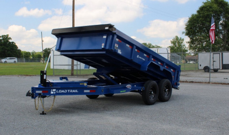 New 2026 Load Trail 7X14 14K Low Pro w/ 2' Sides Dump Trailer