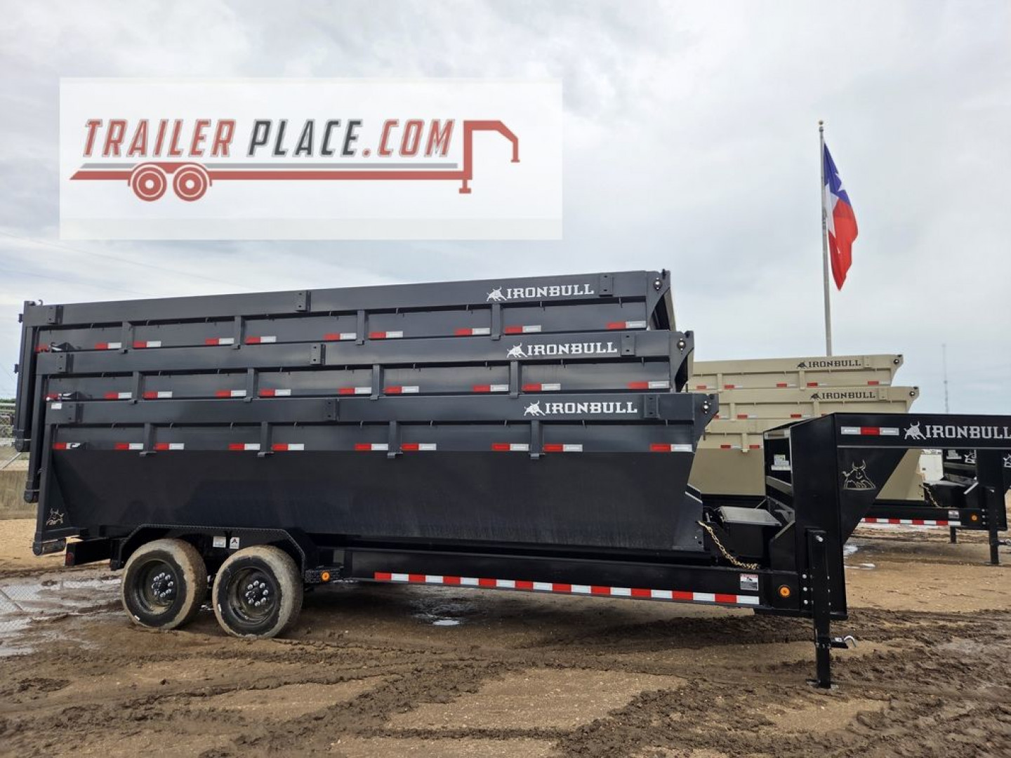 New 2026 IRON BULL 83"X20'x4' ROLL OFF DUMP PACKAGE*TRAILER W/ WINCH