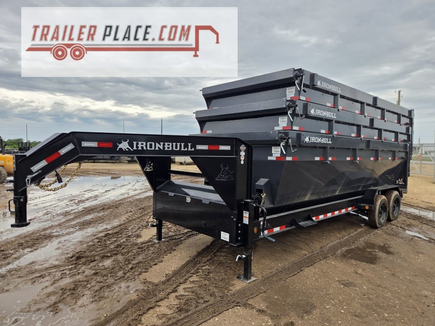 New 2026 IRON BULL 83"X20'x4' ROLL OFF DUMP PACKAGE*TRAILER W/ WINCH