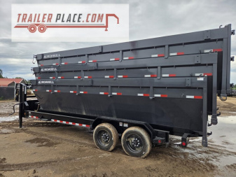 New 2026 IRON BULL 83"X20'x4' ROLL OFF DUMP PACKAGE*TRAILER W/ WINCH