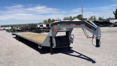 New 2026 RawMaxx 40'X102  20K GOOSENECK Flatbed Trailer
