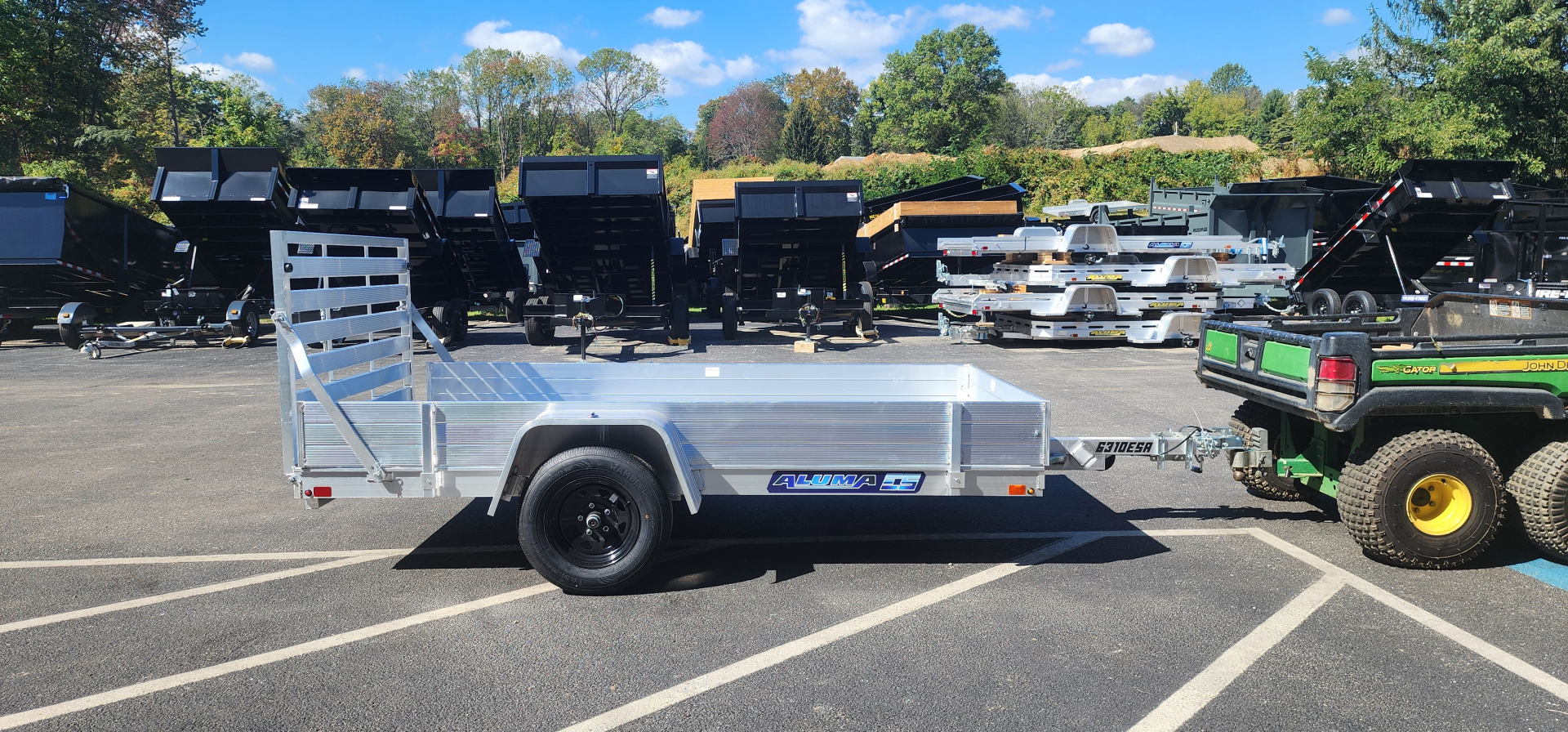 New 5' 3 x 10 Aluma 6310 Utility Trailer 2k
