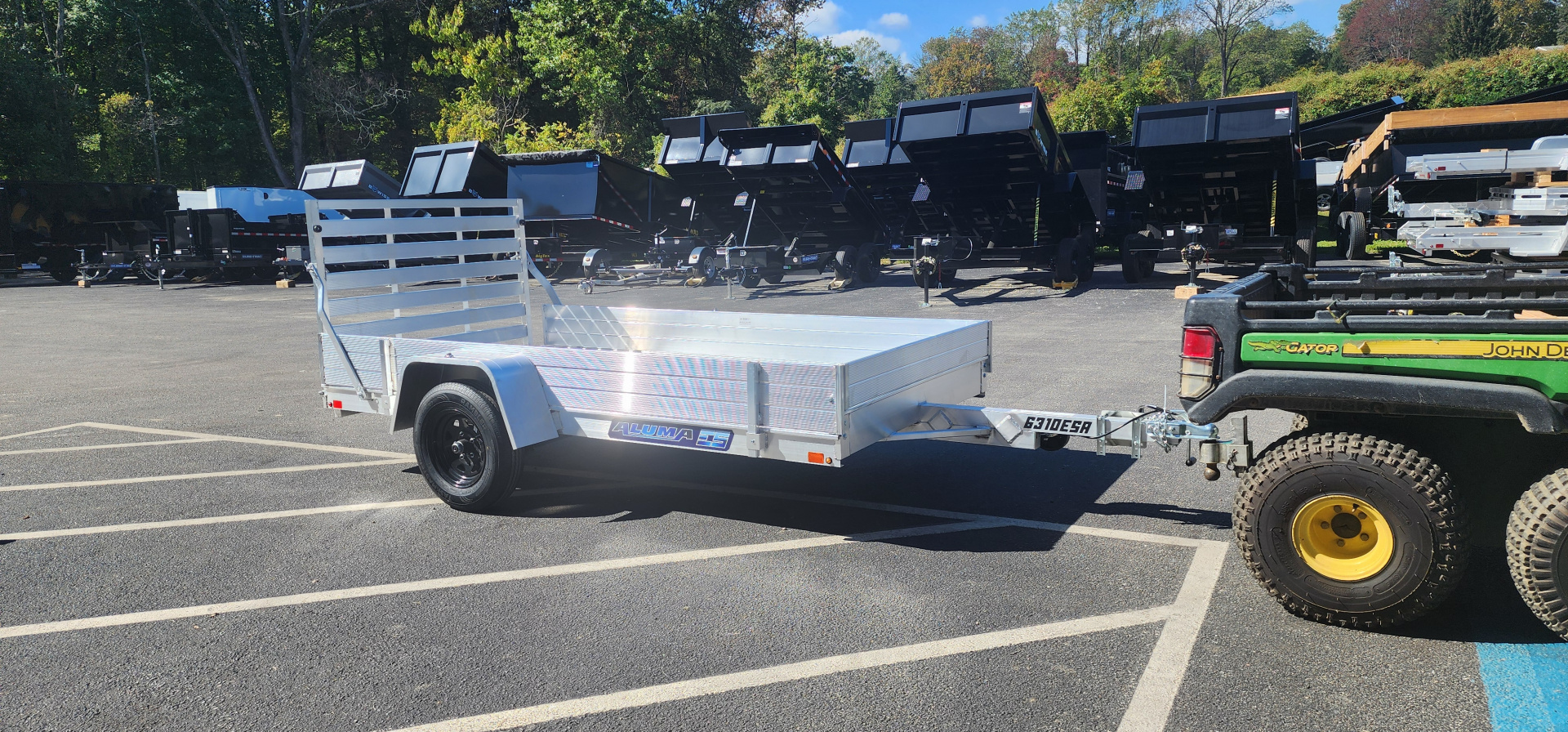 New 5' 3 x 10 Aluma 6310 Utility Trailer 2k