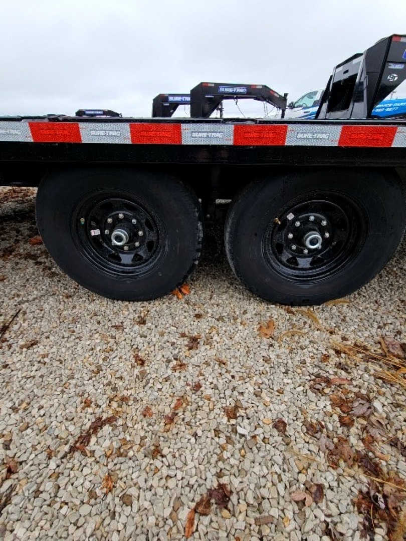 New 2026 Sure-Trac 8.5 x 25 (20+5) 15K Std Duty Beavertail Gooseneck Deckover Trailer